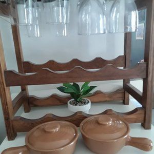 Vintage Soup Crocks with Covers - Set of Two